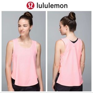 Lululemon Pink Split Singlet